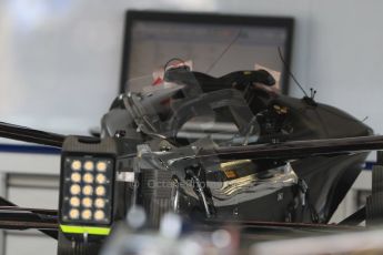 World © Octane Photographic Ltd. Williams Martini Racing FW37 gearbox and rear suspension. Wednesday 20th May 2015, F1 Pitlane, Monte Carlo, Monaco. Digital Ref: 1270CB7D2472