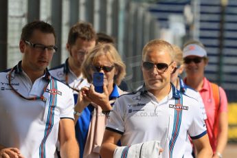 World © Octane Photographic Ltd. Williams Martini Racing FW37 – Valtteri Bottas. Wednesday 20th May 2015, F1 Track walk, Monte Carlo, Monaco. Digital Ref: 1270CB7D2485