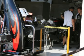 World © Octane Photographic Ltd. McLaren Honda MP4/30. Wednesday 20th May 2015, F1 Pitlane, Monte Carlo, Monaco. Digital Ref: 1270LB5D2458