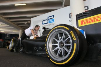 World © Octane Photographic Ltd. Friday 22nd May 2015. GP2/Pirelli 18inch tyre demonstration with Martin Brundle – Monaco, Monte-Carlo. Digital Ref. : 1279CB1L0332