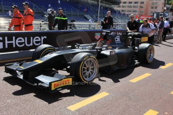 World © Octane Photographic Ltd. Friday 22nd May 2015. GP2/Pirelli 18inch tyre demonstration with Martin Brundle – Monaco, Monte-Carlo. Digital Ref. : 1279CB1L0360