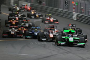 World © Octane Photographic Ltd. Saturday 23rd May 2015. Status Grand Prix – Richie Stanaway. GP2 Race 2 – Monaco, Monte-Carlo. Digital Ref. : 1283CB1D7539