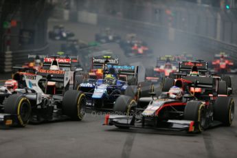 World © Octane Photographic Ltd. Saturday 23rd May 2015. Carlin – Julian Leal. GP2 Race 2 – Monaco, Monte-Carlo. Digital Ref. : 1283CB1D7548