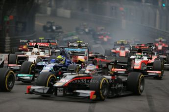 World © Octane Photographic Ltd. Saturday 23rd May 2015. Carlin – Julian Leal. GP2 Race 2 – Monaco, Monte-Carlo. Digital Ref. : 1283CB1D7550