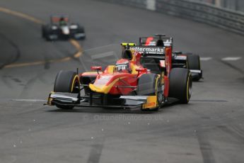 World © Octane Photographic Ltd. Saturday 23rd May 2015. Racing Engineering – Alexander Rossi with damaged nose. GP2 Race 2 – Monaco, Monte-Carlo. Digital Ref. : 1283CB1D7649