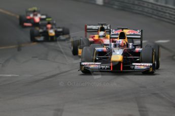 World © Octane Photographic Ltd. Saturday 23rd May 2015. DAMS – Pierre Gasly, Racing Engineering – Jordan King and DAMS – Alex Lynn. GP2 Race 2 – Monaco, Monte-Carlo. Digital Ref. : 1283CB1D7664