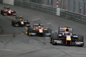 World © Octane Photographic Ltd. Saturday 23rd May 2015. DAMS – Pierre Gasly, Racing Engineering – Jordan King and DAMS – Alex Lynn. GP2 Race 2 – Monaco, Monte-Carlo. Digital Ref. : 1283CB1D7724