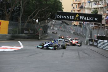 World © Octane Photographic Ltd. Saturday 23rd May 2015. Carlin – Julian Leal. GP2 Race 2 – Monaco, Monte-Carlo. Digital Ref. : 1283CB5D4115