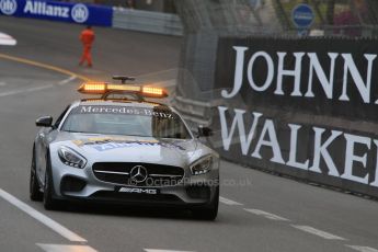 World © Octane Photographic Ltd. Saturday 23rd May 2015. Mercedes AMG GTs Safety Car. GP2 Race 2 – Monaco, Monte-Carlo. Digital Ref. : 1283CB7D5951