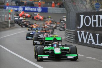 World © Octane Photographic Ltd. Saturday 23rd May 2015. Status Grand Prix – Richie Stanaway. GP2 Race 2 – Monaco, Monte-Carlo. Digital Ref. : 1283CB7D6005