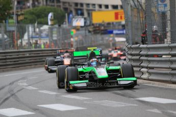 World © Octane Photographic Ltd. Saturday 23rd May 2015. Status Grand Prix – Richie Stanaway. GP2 Race 2 – Monaco, Monte-Carlo. Digital Ref. : 1283CB7D6043