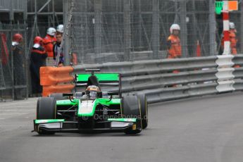 World © Octane Photographic Ltd. Saturday 23rd May 2015. Status Grand Prix – Richie Stanaway. GP2 Race 2 – Monaco, Monte-Carlo. Digital Ref. : 1283CB7D6147