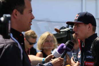 World © Octane Photographic Ltd. FIA Drivers’ Press Conference video call. Thursday 4th June 2015, F1 Canadian GP, Circuit Gilles Villeneuve, Montreal, Canada. Scuderia Toro Rosso – Max Verstappen. Digital Ref: 1289CB7D8404