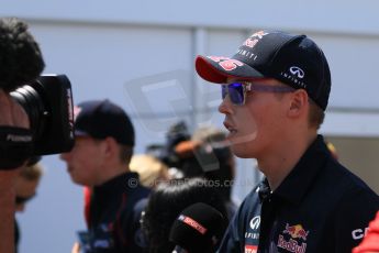 World © Octane Photographic Ltd. FIA Drivers’ Press Conference video call. Thursday 4th June 2015, F1 Canadian GP, Circuit Gilles Villeneuve, Montreal, Canada. Scuderia Toro Rosso – Max Verstappen. Digital Ref: 1289CB7D8441
