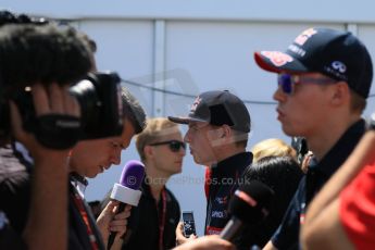 World © Octane Photographic Ltd. FIA Drivers’ Press Conference video call. Thursday 4th June 2015, F1 Canadian GP, Circuit Gilles Villeneuve, Montreal, Canada. Scuderia Toro Rosso – Max Verstappen. Digital Ref: 1289CB7D8449