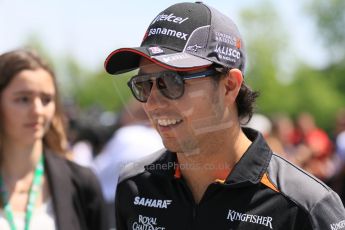 World © Octane Photographic Ltd. FIA Drivers’ Press Conference video call. Thursday 4th June 2015, F1 Canadian GP, Circuit Gilles Villeneuve, Montreal, Canada. Sahara Force India – Sergio Perez. Digital Ref: 1289CB7D8548