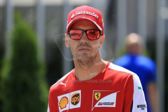 World © Octane Photographic Ltd. FIA Drivers’ Press Conference video call. Thursday 4th June 2015, F1 Canadian GP, Circuit Gilles Villeneuve, Montreal, Canada. Scuderia Ferrari - Sebastian Vettel. Digital Ref: 1289CB7D8573