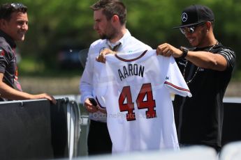 World © Octane Photographic Ltd. FIA Drivers’ Press Conference video call. Thursday 4th June 2015, F1 Canadian GP, Circuit Gilles Villeneuve, Montreal, Canada. Mercedes AMG Petronas – Lewis Hamilton. Digital Ref: 1289CB7D8627