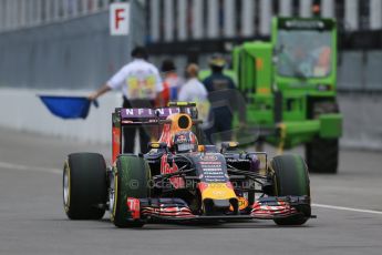 World © Octane Photographic Ltd. Infiniti Red Bull Racing RB11 – Daniil Kvyat. Friday 5th June 2015, F1 Canadian GP Practice 1, Circuit Gilles Villeneuve, Montreal, Canada. Digital Ref: 1291LB1D8972