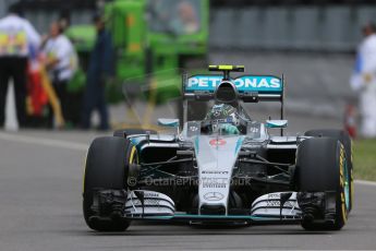 World © Octane Photographic Ltd. Mercedes AMG Petronas F1 W06 Hybrid – Nico Rosberg. Friday 5th June 2015, F1 Practice 1, Circuit Gilles Villeneuve, Montreal, Canada. Digital Ref: 1291LB1D9019