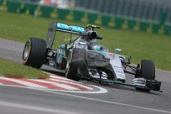 World © Octane Photographic Ltd. Mercedes AMG Petronas F1 W06 Hybrid – Nico Rosberg. Friday 5th June 2015, F1 Practice 1, Circuit Gilles Villeneuve, Montreal, Canada. Digital Ref: 1291LB1D9076