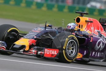 World © Octane Photographic Ltd. Infiniti Red Bull Racing RB11 – Daniel Ricciardo. Friday 5th June 2015, F1 Canadian GP Practice 1, Circuit Gilles Villeneuve, Montreal, Canada. Digital Ref: 1291LB1D9148