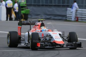 World © Octane Photographic Ltd. Manor Marussia F1 Team MR03B – Roberto Merhi. Friday 5th June 2015, F1 Canadian GP Practice 1, Circuit Gilles Villeneuve, Montreal, Canada. Digital Ref: 1291LB1D9215