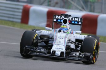 World © Octane Photographic Ltd. Williams Martini Racing FW37 – Felipe Massa. Friday 5th June 2015, F1 Canadian GP Practice 1, Circuit Gilles Villeneuve, Montreal, Canada. Digital Ref: 1291LB1D9260
