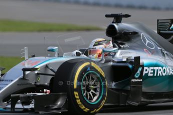 World © Octane Photographic Ltd. Mercedes AMG Petronas F1 W06 Hybrid – Lewis Hamilton. Friday 5th June 2015, F1 Canadian GP Practice 1, Circuit Gilles Villeneuve, Montreal, Canada. Digital Ref: 1291LB1D9315