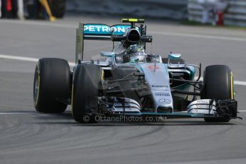 World © Octane Photographic Ltd. Mercedes AMG Petronas F1 W06 Hybrid – Nico Rosberg. Friday 5th June 2015, F1 Practice 1, Circuit Gilles Villeneuve, Montreal, Canada. Digital Ref: 1291LB1D9338