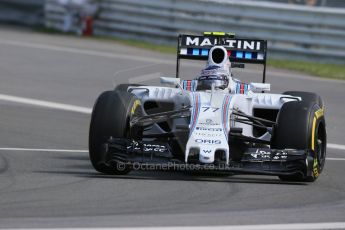 World © Octane Photographic Ltd. Williams Martini Racing FW37 – Valtteri Bottas. Friday 5th June 2015, F1 Canadian GP Practice 1, Circuit Gilles Villeneuve, Montreal, Canada. Digital Ref: 1291LB1D9348