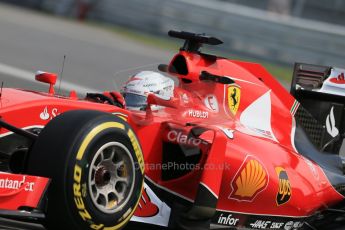 World © Octane Photographic Ltd. Scuderia Ferrari SF15-T– Sebastian Vettel. Friday 5th June 2015, F1 Canadian GP Practice 1, Circuit Gilles Villeneuve, Montreal, Canada. Digital Ref: 1291LB1D9430