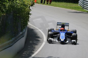 World © Octane Photographic Ltd. Sauber F1 Team C34-Ferrari – Felipe Nasr. Friday 5th June 2015, F1 Canadian GP Practice 1 Circuit Gilles Villeneuve, Montreal, Canada. Digital Ref: 1291LB1D9592