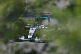World © Octane Photographic Ltd. Mercedes AMG Petronas F1 W06 Hybrid – Lewis Hamilton. Friday 5th June 2015, F1 Canadian GP Practice 1, Circuit Gilles Villeneuve, Montreal, Canada. Digital Ref: 1291LB1D9624