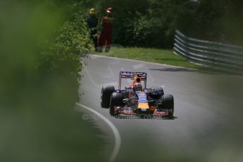 World © Octane Photographic Ltd. Infiniti Red Bull Racing RB11 – Daniil Kvyat. Friday 5th June 2015, F1 Canadian GP Practice 1, Circuit Gilles Villeneuve, Montreal, Canada. Digital Ref: 1291LB1D9635