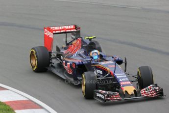 World © Octane Photographic Ltd. Scuderia Toro Rosso STR10 – Carlos Sainz Jnr. Friday 5th June 2015, F1 Canadian GP Practice 2, Circuit Gilles Villeneuve, Montreal, Canada. Digital Ref: 1292LB1D0039