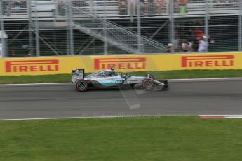 World © Octane Photographic Ltd. Mercedes AMG Petronas F1 W06 Hybrid – Nico Rosberg. Friday 5th June 2015, F1 Practice 2, Circuit Gilles Villeneuve, Montreal, Canada. Digital Ref: 1292LB1D0249