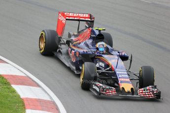 World © Octane Photographic Ltd. Scuderia Toro Rosso STR10 – Carlos Sainz Jnr. Friday 5th June 2015, F1 Canadian GP Practice 2, Circuit Gilles Villeneuve, Montreal, Canada. Digital Ref: 1292LB1D9808
