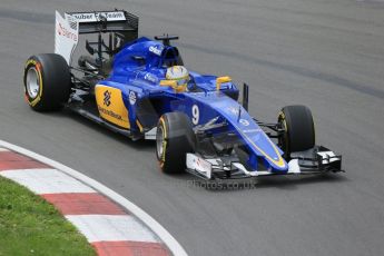 World © Octane Photographic Ltd. Sauber F1 Team C34-Ferrari – Marcus Ericsson. Friday 5th June 2015, F1 Canadian GP Practice 2, Circuit Gilles Villeneuve, Montreal, Canada. Digital Ref: 1292LB1D9825
