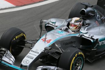 World © Octane Photographic Ltd. Mercedes AMG Petronas F1 W06 Hybrid – Lewis Hamilton. Friday 5th June 2015, F1 Canadian GP Practice 2, Circuit Gilles Villeneuve, Montreal, Canada. Digital Ref: 1292LB1D9851