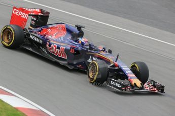 World © Octane Photographic Ltd. Scuderia Toro Rosso STR10 – Max Verstappen. Friday 5th June 2015, F1 Canadian GP Practice 2, Circuit Gilles Villeneuve, Montreal, Canada. Digital Ref: 1292LB1D9897