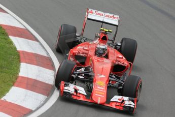 World © Octane Photographic Ltd. Scuderia Ferrari SF15-T– Kimi Raikkonen. Friday 5th June 2015, F1 Canadian GP Practice 2, Circuit Gilles Villeneuve, Montreal, Canada. Digital Ref: 1292LB1D9904