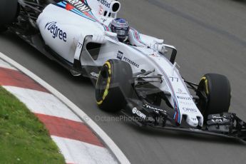 World © Octane Photographic Ltd. Williams Martini Racing FW37 – Valtteri Bottas. Friday 5th June 2015, F1 Canadian GP Practice 2, Circuit Gilles Villeneuve, Montreal, Canada. Digital Ref: 1292LB1D9910