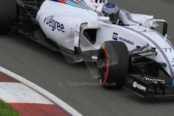 World © Octane Photographic Ltd. Williams Martini Racing FW37 – Valtteri Bottas. Friday 5th June 2015, F1 Canadian GP Practice 2, Circuit Gilles Villeneuve, Montreal, Canada. Digital Ref: 1292LB7D0090