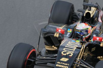 World © Octane Photographic Ltd. Lotus F1 Team E23 Hybrid – Romain Grosjean. Friday 5th June 2015, F1 Canadian GP Practice 2, Circuit Gilles Villeneuve, Montreal, Canada. Digital Ref: 1292LB7D0109