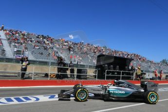 World © Octane Photographic Ltd. Mercedes AMG Petronas F1 W06 Hybrid – Lewis Hamilton. Saturday 6th June 2015, F1 Canadian GP Practice 3 pitlane, Circuit Gilles Villeneuve, Montreal, Canada. Digital Ref: 1295CB7D0917