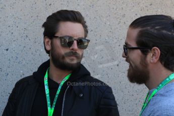 World © Octane Photographic Ltd. Mercedes AMG Petronas guest - Scott Disick (partner of Kourtney Kardashian). Saturday 6th June 2015, F1 Practice 3 pitlane, Circuit Gilles Villeneuve, Montreal, Canada. Digital Ref: 1295CB7D0968