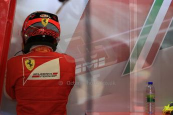 World © Octane Photographic Ltd. Scuderia Ferrari SF15-T– Kimi Raikkonen. Saturday 6th June 2015, F1 Canadian GP Practice 3 pitlane, Circuit Gilles Villeneuve, Montreal, Canada. Digital Ref: 1295LB1D1004