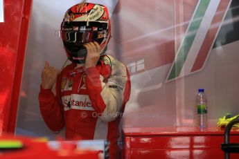 World © Octane Photographic Ltd. Scuderia Ferrari SF15-T– Kimi Raikkonen. Saturday 6th June 2015, F1 Canadian GP Practice 3 pitlane, Circuit Gilles Villeneuve, Montreal, Canada. Digital Ref: 1295LB1D1010