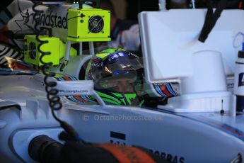 World © Octane Photographic Ltd. Williams Martini Racing FW37 – Felipe Massa. Saturday 6th June 2015, F1 Canadian GP Practice 3 pitlane, Circuit Gilles Villeneuve, Montreal, Canada. Digital Ref: 1295LB1D1071